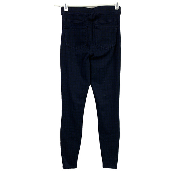 Spanx Black Blue Plaid Pants Leggings Jeggings Size XS A368566 NWT - Picture 6 of 8